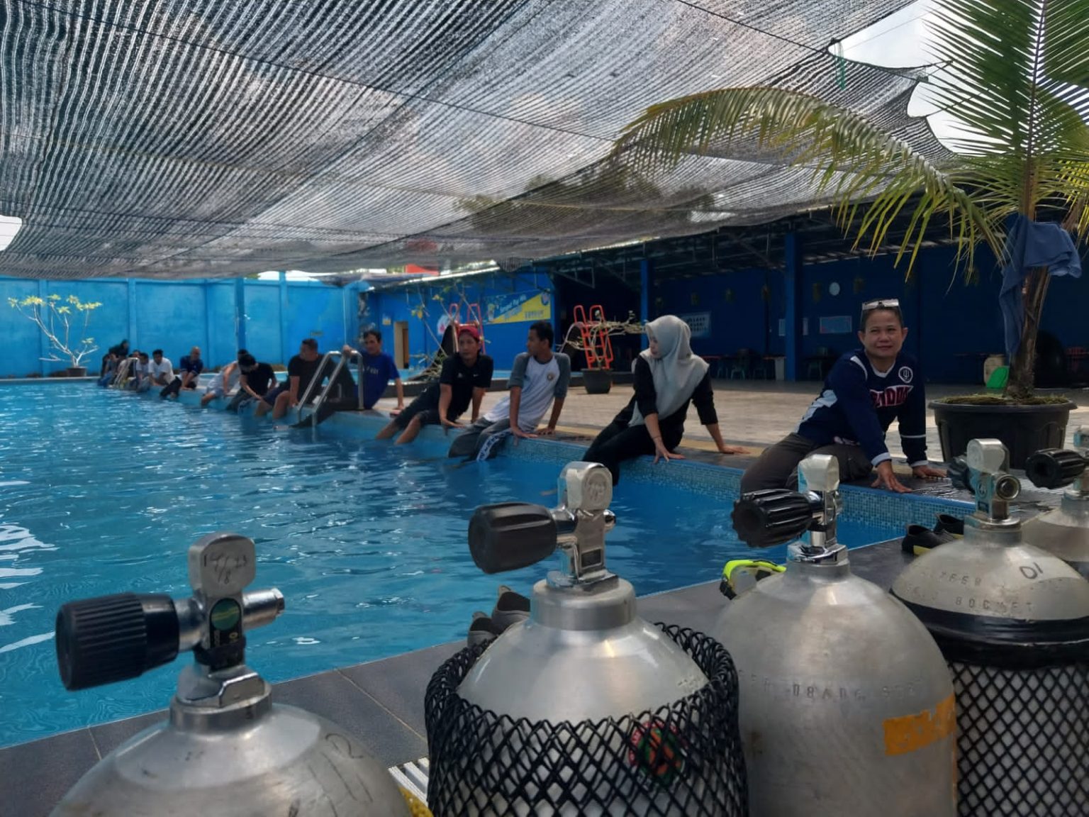 Puluhan jurnalis di Palembang Sumsel mengikuti kegiatan Indonesian Journalist Diving Training (Dok. Humas Indonesian Journalist Diving Training / Indodaily.co)