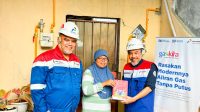 Salah satu warga Kota Semarang yang mendapatkan fasilitas jargas dari PT PGN (Dok. Humas PT PGN / Indodaily.co)