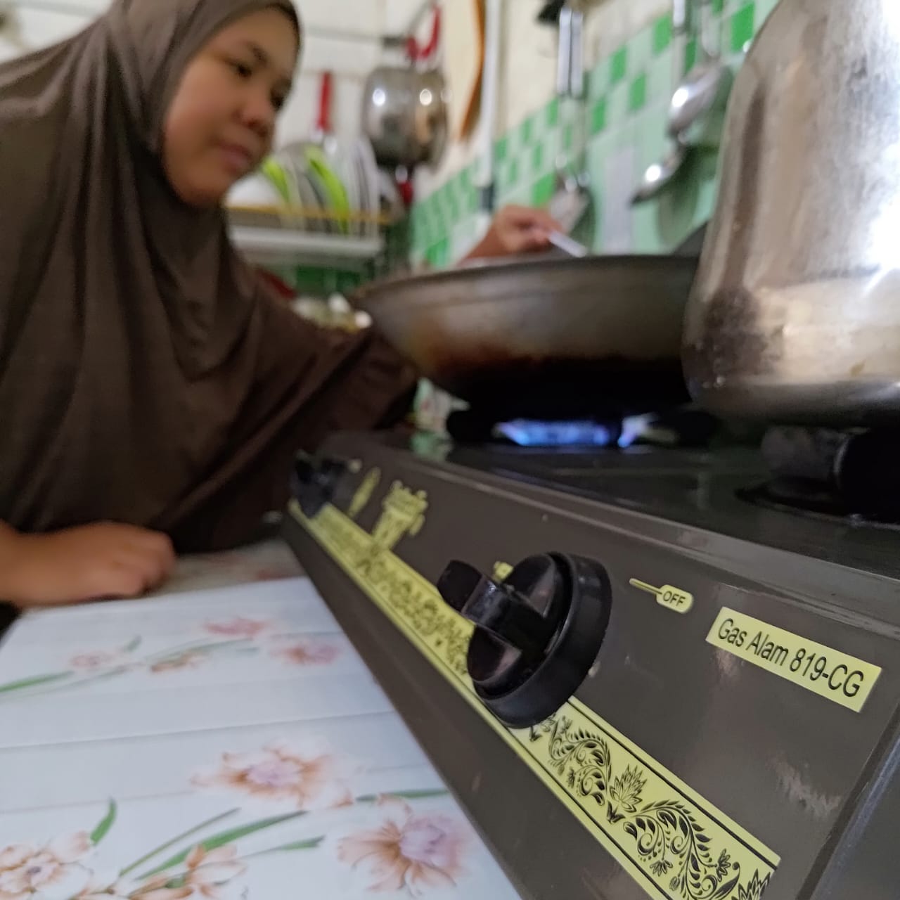 Yuliani, pengguna jargas di Sekayu Musi Banyuasin Sumsel (Indodaily.co / Nefri Inge)