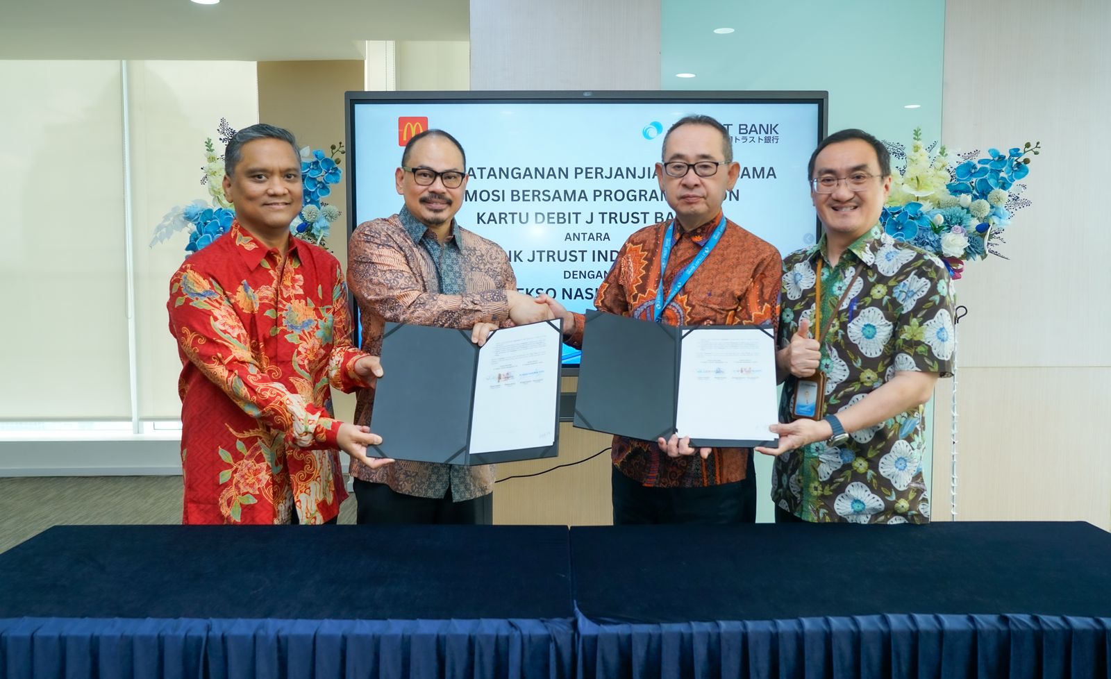 Kolaborasi J Trust Bank dan McDonald's untuk memanjakan para nasabah J Trust Bank lewat promo eksklusif (Dok. Humas J Trust Bank)