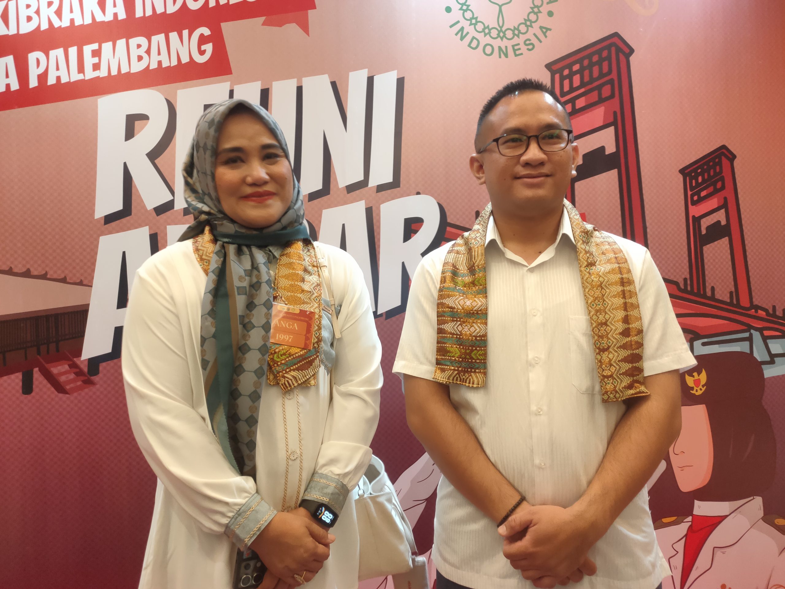 Ketua PPI Palembang Niko Mandala (ki) dan Ketua Panitia Reuni Akbar PPI Palembang (Indodaily.co)