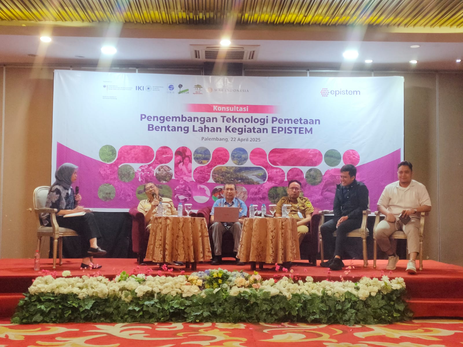 Konsultasi Pengembangan Teknologi Pemetaan Bentang Lahan' bersama berbagai pemangku kepentingan di Sumatera Selatan (Sumsel) dalam kegiatan Evolving Participatory Information System for Nature-based Climate Solutions (Epistem) (Indodaily.co)