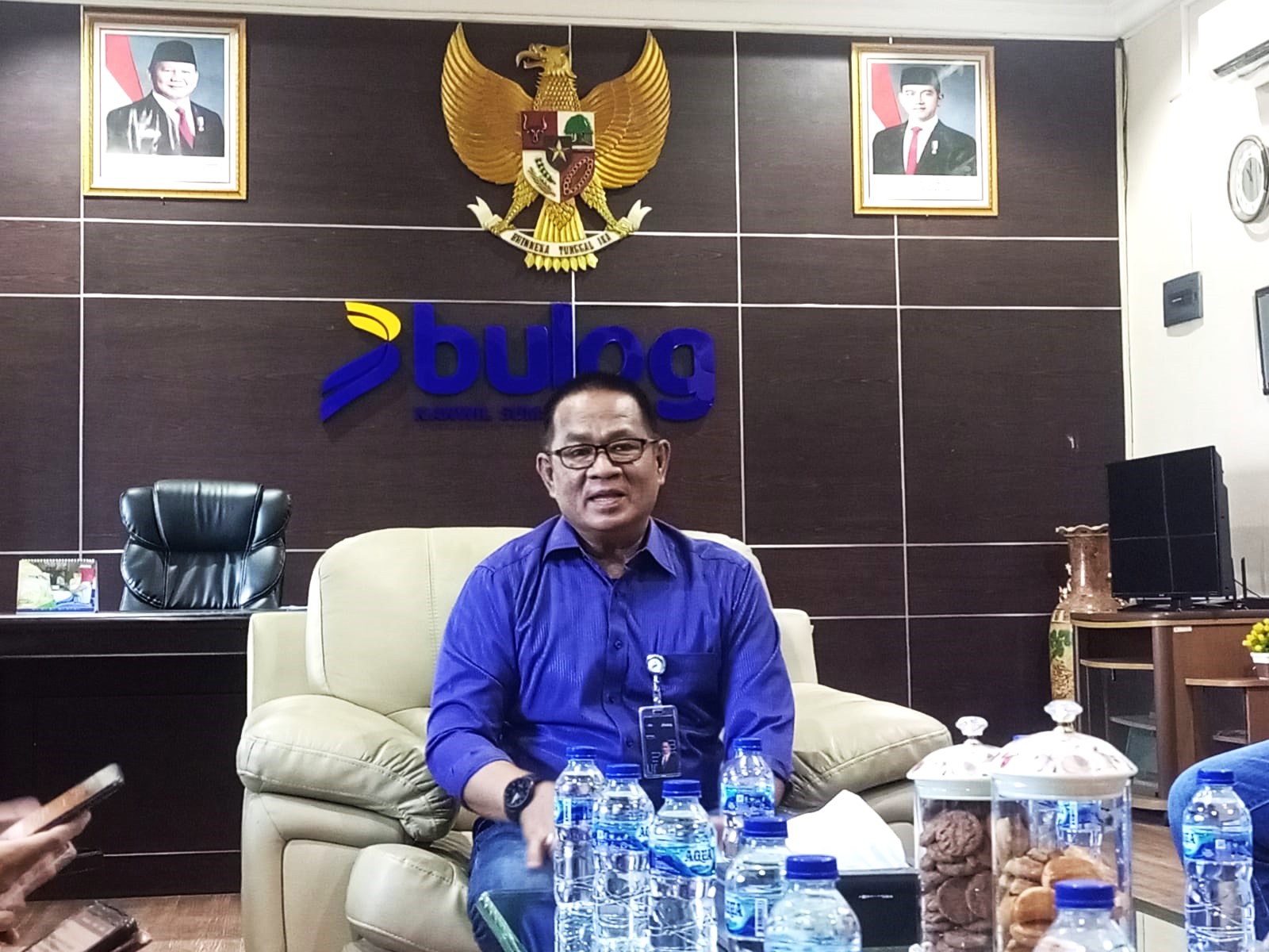 Pimpinan Bulog Wilayah Sumsel Babel Heriswan (Indodaily.co)