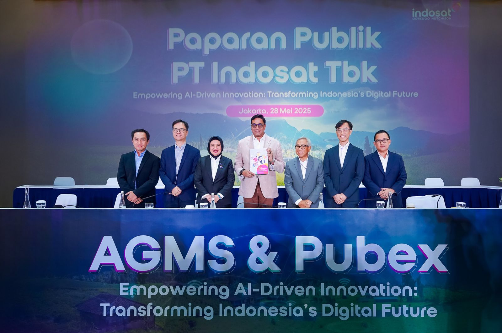 Dalam RUPST Indosat, para pemegang saham menyetujui pembagian dividen tunai sebesar (Dok. Humas Indosat)