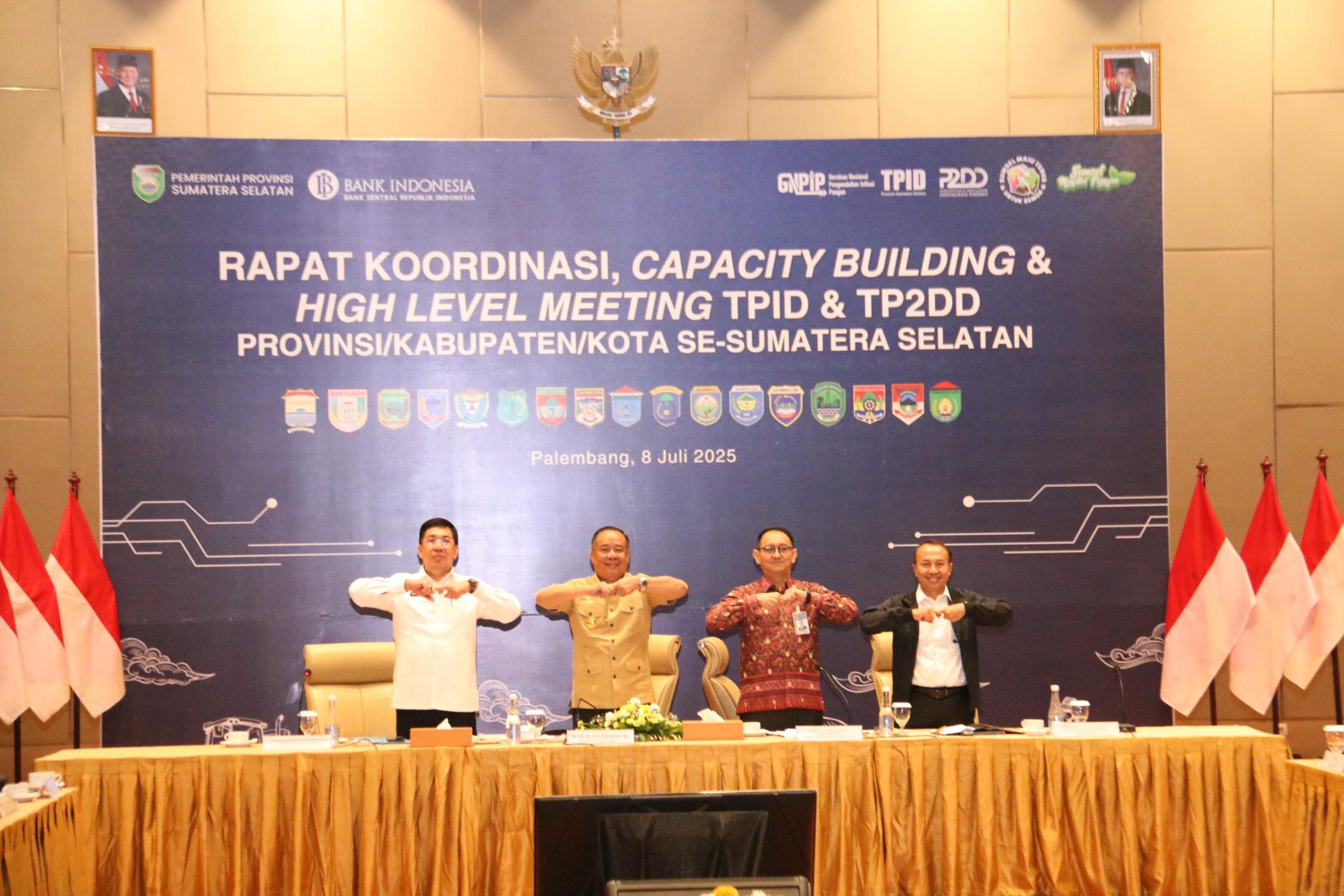 Rapat Koordinasi Capacity Building and High Level Meeting (HLM) di Palembang pada 8 Juli 2025 (Dok. Humas Bank Indonesia Sumsel)