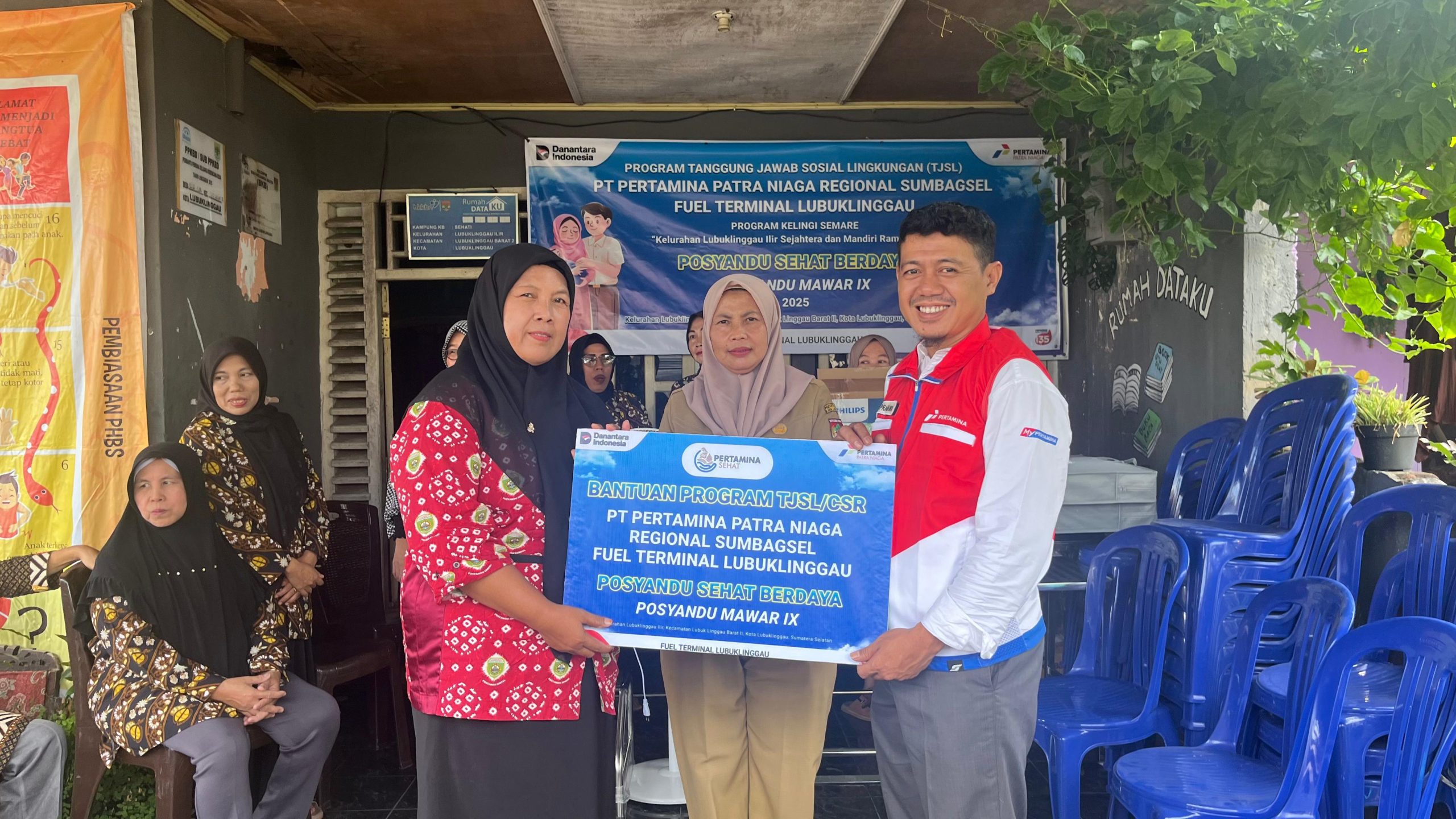 Pertamina Patra Niaga Sumbagsel mendukung Program Posyandu Sehat Berdaya (Dok. Pertamina Patra Niaga Sumbagsel)