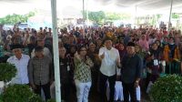 Warga Desa Mulyo Agung mendapat sosialisasi program Makan Bergizi Gratis (MBG) dari DPR RI dan Badan Gizi Nasional (BGN)