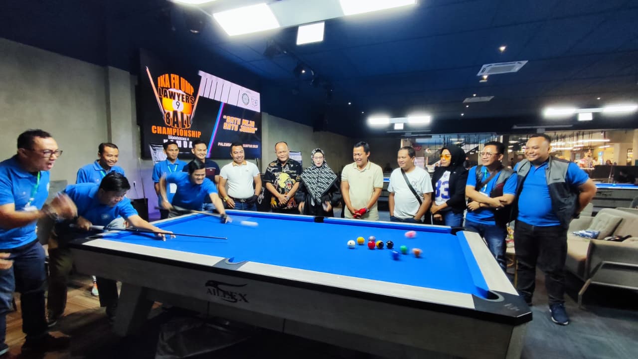 Turnamen Biliar IKA FH UMP Lawyers 9 Ball Championship (Dok. Humas IKA FH UMP)