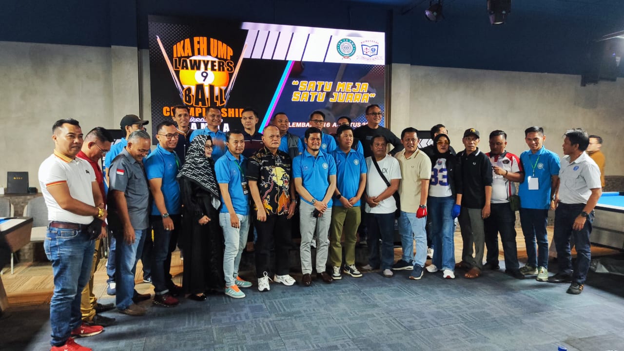 Turnamen Biliar IKA FH UMP Lawyers 9 Ball Championship (Dok. Humas IKA FH UMP)