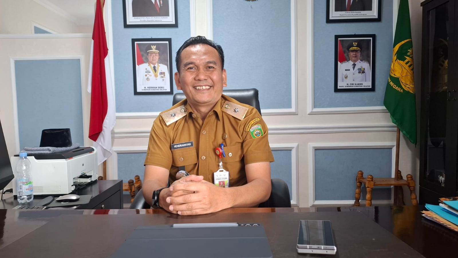 Kepala Dinas ESDM Sumsel Hendriansyah (Nefri Inge / Indodaily.co)