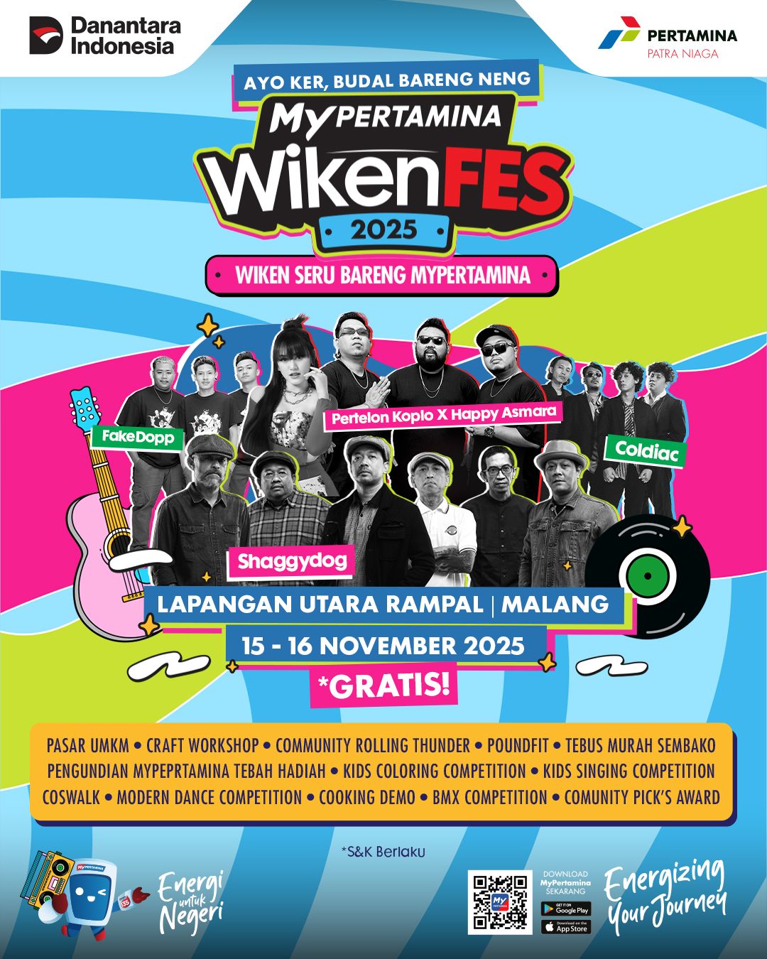 Serunya MyPertamina WikenFES di Malang (Dok. Humas Pertamina)