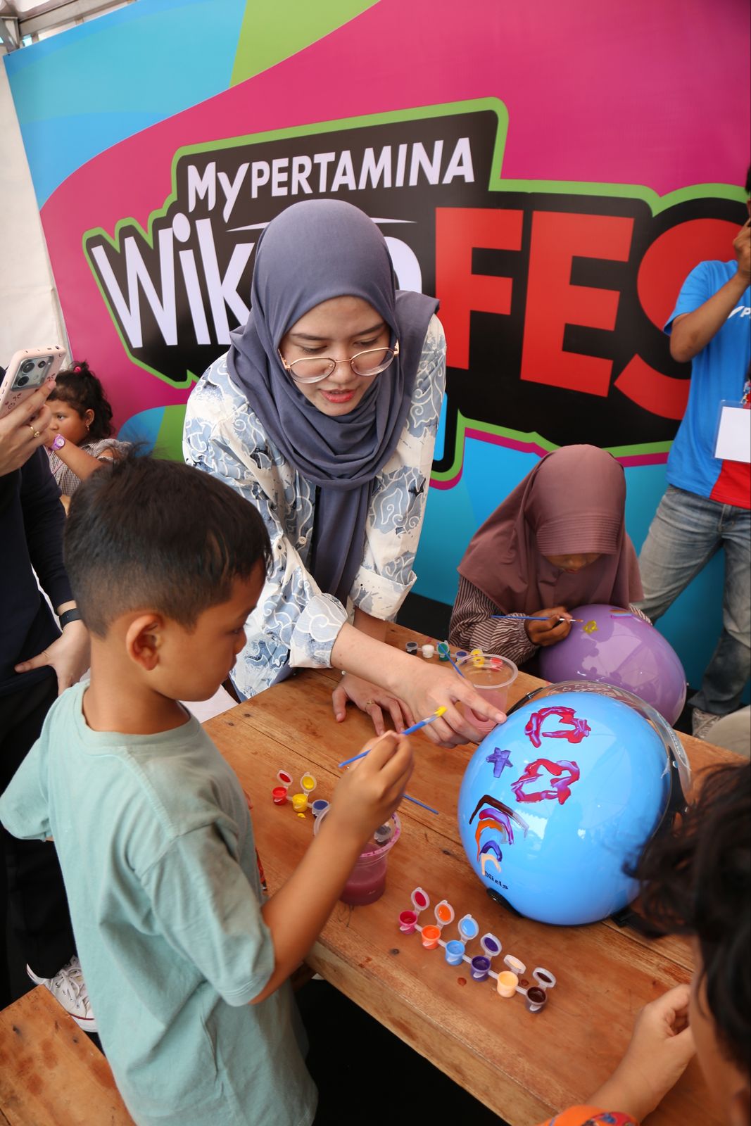 Salah satu kegiatan edukatif di MyPertamina WikenFES di Malang (Dok. Humas Pertamina)