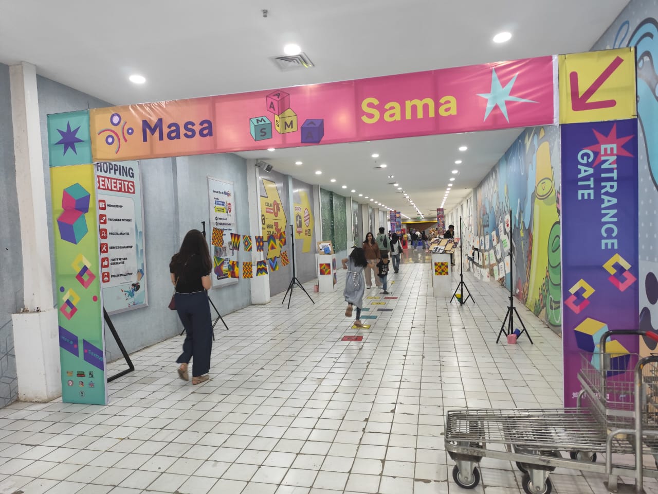 Pameran 'Masa-Sama' DKV FISIP Unsri di MITRA 10 Jakabaring (Dok. Humas DKV FISIP Unsri / Indodaily.co)