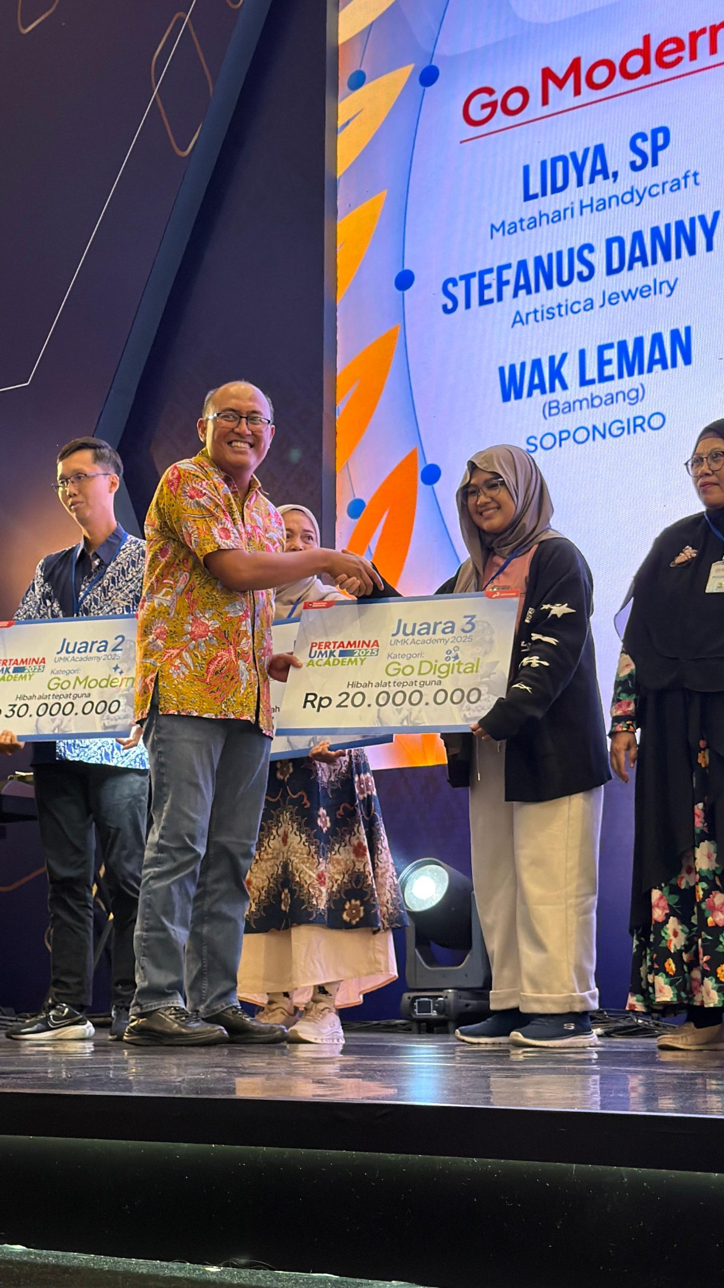 Juara 3 Pertamina UMK Academy 2025 kategori Go Modern (Dok. Humas Pertamina Patra Niaga)