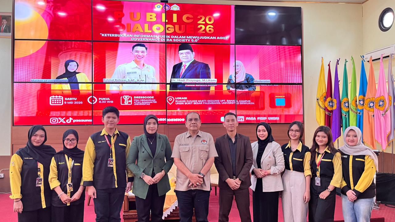 Diikuti ratusan peserta, PASA Fisip Unsri sukses gelar Public Dialogue 2026 (Dok. Humas PASA Fisip Unsri / Indodaily.co)