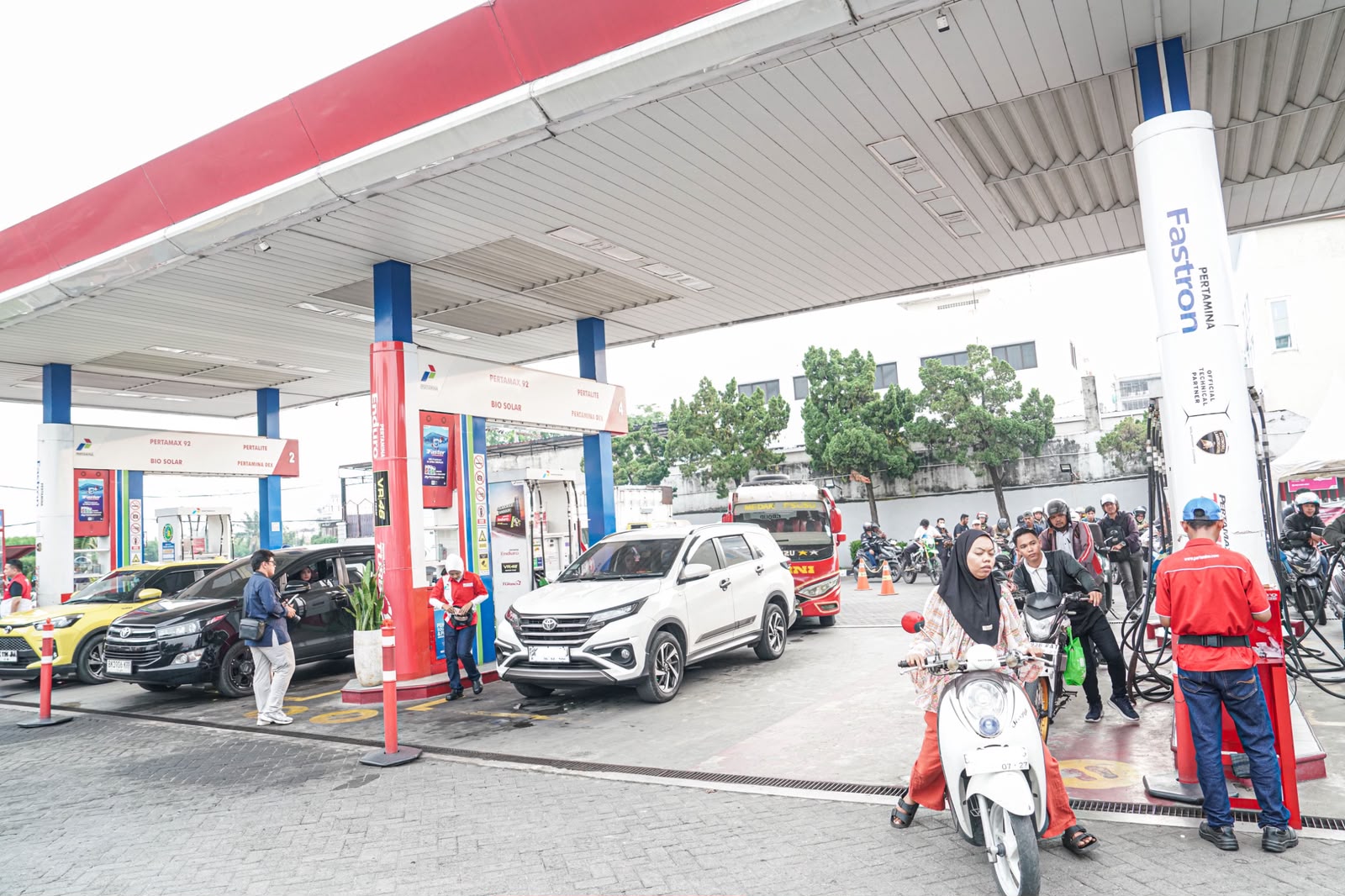 Pertamina Patra Niaga terus optimalkan distribusi BBM, antrean di SPBU Medan mulai kembali normal (Dok. Humas Pertamina Patra Niaga)